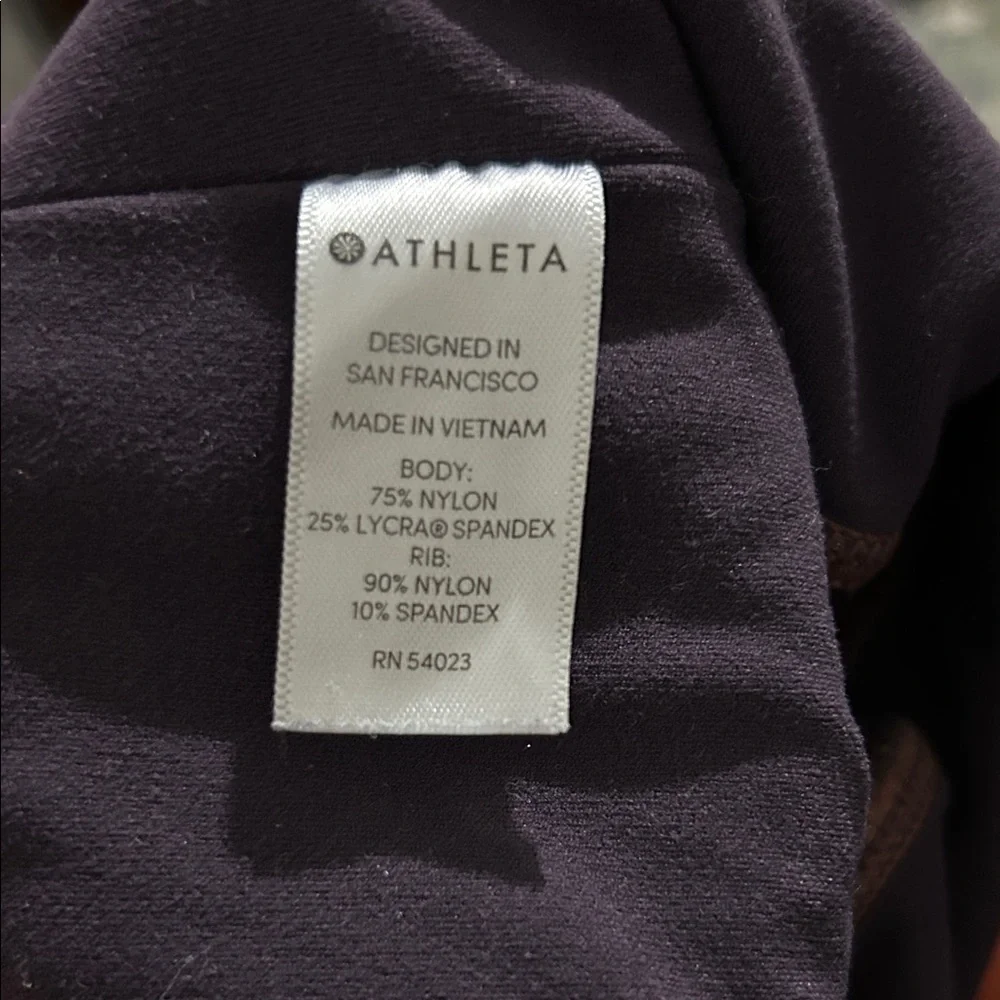 Athleta Deep Purple Leggings with Stitch Detail - Picture 4 of 4